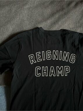 Reigning Champ Black Short-Sleeve Tee M